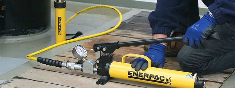 恩派克液壓手動泵的操作方法演示